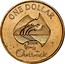 Australia One Dollar Year of the Outback 2002 KM# 600.1 ONE DOLLAR 2002 YEAR OF THE OUTBACK C coin reverse