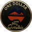 Australia One Dollar Year of the Outback (Colorized) 2002 KM# 600.2 ONE DOLLAR 2002 YEAR OF THE OUTBACK coin reverse
