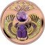 Niue 1 Dollar (Amethyst Scarabaeus)  coin reverse