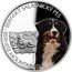 Niue 1 Dollar (Bernese Mountain Dog) BERNSKÝ SALAŠNICKÝ PES - BERNESE MOUNTAIN DOG coin reverse