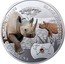 Niue 1 Dollar (Black Rhinoceros) ENDANGERED ANIMAL SPECIES BLACK RHINOCEROS coin reverse