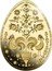 Niue One Dollar Easter Egg 2022  Proof HÄID LIHAVÕTTEID HAPPY EASTER HYVÄÄ PÄÄSIÄISTÄ GOD PÅSKE GLAD PÅSK WESOŁYCH ŚWIĄT KELLEMES HÚSVÉTI ÜNNEPEKET VROLIJK PASEN JOYEUSES PÂQUES VESELÉ VELIKONOCE ŠŤASTNÚ VEĽKÚ NOC LINKSMŲ ŠV. VELYKŲ PRIECĪGAS LIELDIENAS coin reverse