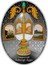 Niue 1 Dollar Egg with Rotating Miniatures 2021 mw Proof IMPERIAL FABERGE EGGS coin reverse