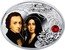 Niue 1 Dollar (Frederick Chopin and George Sand) FRYDERYK CHOPIN & GEORGE SAND coin reverse