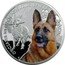 Niue 1 Dollar German Shepherd Dog 2014  OWCZAREK NIEMIECKI GERMAN SHEPHERD coin reverse