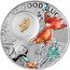 Niue 1 Dollar (Goldfish) GOOD LUCK coin reverse