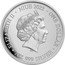 Niue One Dollar Komodo dragon vs. Tiger 2022  ELIZABETH II NIUE 2022 ONE DOLLAR IRB 1OZ 999 SILVER coin obverse