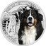 Niue 1 Dollar (Man's Best Friends. Bernese Mountain Dog) NEŃSKI PIES PASTERSKI BERNESE MOUNTAIN DOG coin reverse