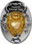 Niue 1 Dollar (Peter The Great Egg) IMPERIAL FABERGÉ EGG coin reverse