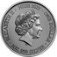 Niue One Dollar Puma vs. Bear 2022  BU ELIZABETH II NIUE 2022 ONE DOLLAR IRB 1OZ 999 SILVER coin obverse