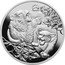 Niue One Dollar Puma vs. Bear 2022  BU  coin reverse