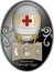Niue 1 Dollar Red Cross Portraits Egg 2021 mw Proof IMPERIAL FABERGE EGGS coin reverse