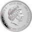 Niue One Dollar Shark vs. Crocodile 2022  BU ELIZABETH II NIUE 2022 ONE DOLLAR IRB 1 OZ 999 SILVER coin obverse