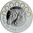 Niue 1 Dollar Year of the Horse. Horseshoes 2014 mw Proof YEAR OF THE HORSE 2014 coin reverse