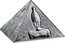 Niue 15 Dollars The Great Pyramids 2014  Proof  coin reverse