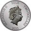 Niue Two Dollars Aquaman 2022  Proof ELIZABETH II NIUE TWO DOLLARS IRB 2022 coin obverse