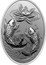 Niue Two Dollars Auspicious Koi - Elizabeth II 2022  Prooflike  coin reverse