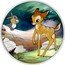 Niue Two Dollars Bambi & Thumper 2022  Proof 1 OZ 999 FINE SILVER © DISNEY coin reverse