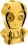 Niue 2 Dollars (C-3PO)  coin reverse