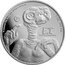 Niue 2 Dollars (E.T. the Extra-Terrestrial) © UNIVERSAL CITY STUDIOS LLC. ALL RIGHTS RESERVED 1 OZ .999 AG 40 E.T. THE EXTRA-TERRESTRIAL coin reverse