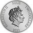 Niue Two Dollars Elizabeth II - Aquaman 2022  BU ELIZABETH II NIUE TWO DOLLARS IRB 2022 coin obverse