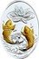Niue Two Dollars Elizabeth II - Auspicious Koi 2022  Proof  coin reverse