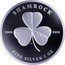 Niue 2 Dollars Shamrock 2022 EM BU SHAMROCK 9999 9999 EM FINE SILVER 1 OZ coin reverse