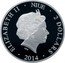 Niue 2 Dollars (Valentine) ELIZABETH II NIUE 2 DOLLARS IRB 2014 coin obverse