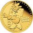 Niue 25 Dollars (Daisy Duck) DAISY DUCK 1/4 OZ 9999 GOLD ©DISNEY coin reverse