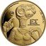 Niue 250 Dollars E.T. the Extra-Terrestrial 2022  Bullion © UNIVERSAL CITY STUDIOS LLC. ALL RIGHTS RESERVED 1 OZ .9999 AU 40 E.T. THE EXTRA-TERRESTRIAL coin reverse
