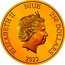 Niue 250 Dollars (Elizabeth II - Aquaman) ELIZABETH II NIUE 250 DOLLARS IRB 2022 coin obverse