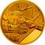 Niue 250 Dollars (Grogu) 1 OZ 9999 FINE GOLD © & TM LUCASFILM LTD coin reverse