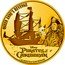 Niue 250 Dollars (Queen Anne's Revenge) QUEEN ANNE'S REVENGE DISNEY PIRATES OF THE CARIBBEAN 1 OZ 9999 FINE GOLD © DISNEY coin reverse
