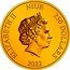Niue 250 Dollars (Year of the Tiger) ELIZABETH II NIUE 250 DOLLARS IRB 2022 coin obverse