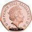 UK 50 Pence (100th Anniversary of the BBC) ELIZABETH II D G REG F D 50 PENCE 2022 J.C coin obverse