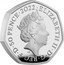 UK 50 Pence 100th Anniversary of the BBC 2022 Proof ELIZABETH II D G REG F D 50 PENCE 2022 J.C coin obverse
