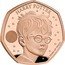 UK 50 Pence (25th Anniversary of Harry Potter Magic) HARRY POTTER 25 25 YEARS OF MAGIC coin reverse