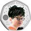 UK 50 Pence (Anniversary of Harry Potter Magic) HARRY POTTER 25 25 YEARS OF MAGIC coin reverse
