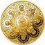 Niue 500 Dollars Canonization of John Paul II 2014 mw Proof ŚWIĘTY WŚRÓD ŚWIĘTYCH coin reverse