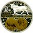 Niue One Dollar Aureus Taurus 2014  Proof CREDE, QUOD HABES, ET HABES coin reverse