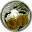 Niue One Dollar Aureus Venus 2014  Proof AMOR OMNIA VINCIT coin reverse