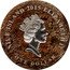 Niue One Dollar Campo del Cielo Meteorite 2015  Antique Finish NIUE ISLAND 2015 ELIZABETH II ONE DOLLAR coin obverse