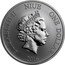 Niue One Dollar Hawksbill Turtle 2016  ELIZABETH II NIUE ONE DOLLAR IRB 2016 coin obverse