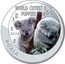 Niue One Dollar Koala 2014  WORLD CUTEST PUPPIES 2014 KOALA coin reverse