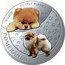 Niue One Dollar Pomeranian 2014  WORLD CUTEST PUPPIES 2014 POMERANIAN coin reverse