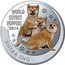 Niue One Dollar Shiba Inu 2014  WORLD CUTEST PUPPIES 2014 SHIBA INU coin reverse