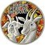 Niue One Dollar (Year of the Goat) HAPPY YEAR OF THE GOAT AG 925 coin reverse