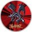 Niue Two Dollars Elizabeth II Red-Eyes Black Dragon 2022  Proof YU-GI-OH! coin reverse