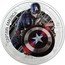 Niue Two Dollars (Age of Ultron. Captain America) CAPTAIN AMERICA MARVEL 2015 1 OUNCE .999 FINE SILVER © MARVEL coin reverse