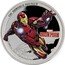 Niue Two Dollars Avengers. Iron Man 2014  MARVEL IRON MAN 1 OUNCE .999 FINE SILVER ©MARVEL coin reverse